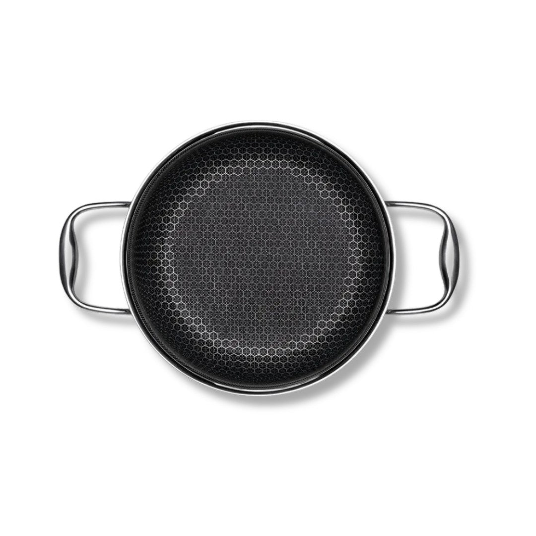 Caçarola Em Aço Inox 24cm 4,7L Oxford Hive-4669