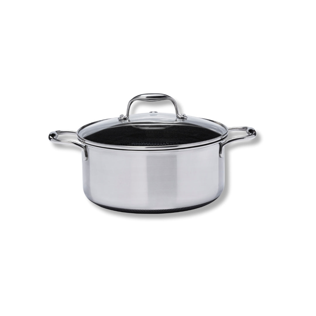 Caçarola Em Aço Inox 20cm 2,5L Oxford Hive-4672