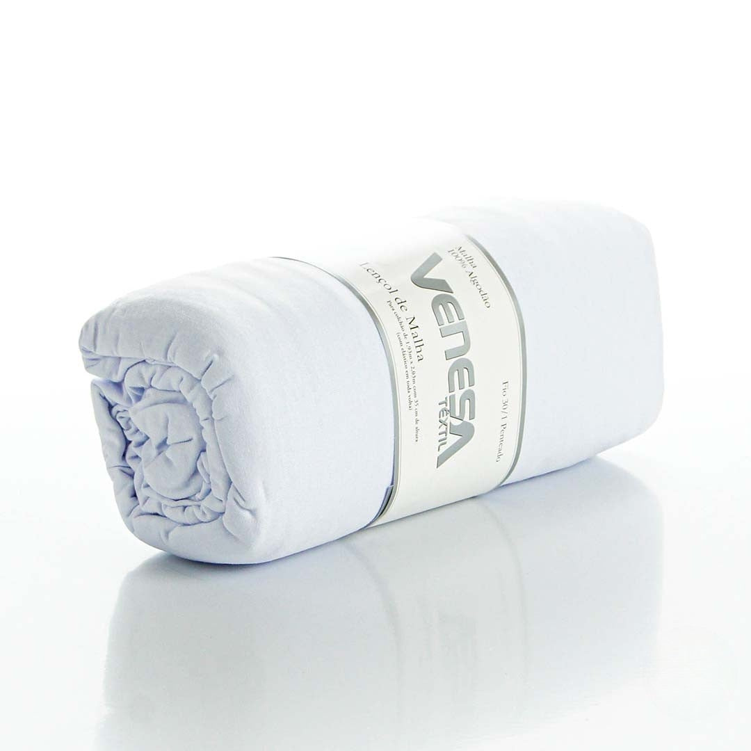 Lençol De Malha 100% Algodão Venesa Solteiro Altura 30 – Tecidos Miramontes