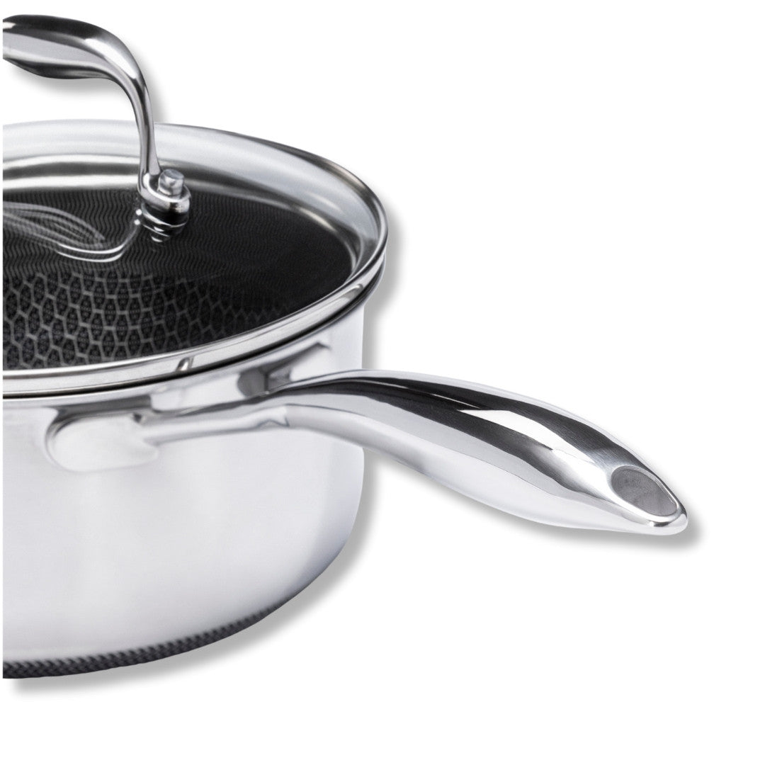 Panela Em Aço Inox 18cm 2L Oxford Hive-4675